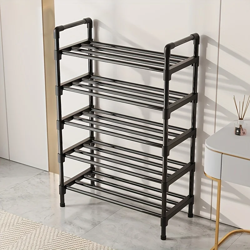 1pc Multi-Layer Shoe Rack, Shoe Storage Rack, Single Row Free Standing Shoe Rack, Stackable Shoe Partition, Black Shoe Rack, Sui
1pc Multi-Layer Shoe Rack, Shoe Storage Rack, Single Row Free Standing Shoe Rack, Stackable Shoe Partition, Black Shoe Rack, Sui