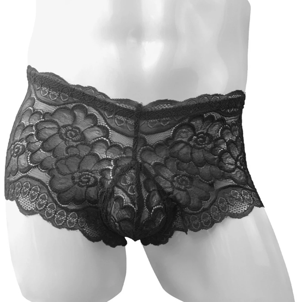 Men Lace Panties Seamless Boxer Briefs Sissy Pouch Underwear Shorts Trunks Breathable Underpants See Through Lingerie Briefs
Men Lace Panties Seamless Boxer Briefs Sissy Pouch Underwear Shorts Trunks Breathable Underpants See Through Lingerie Briefs