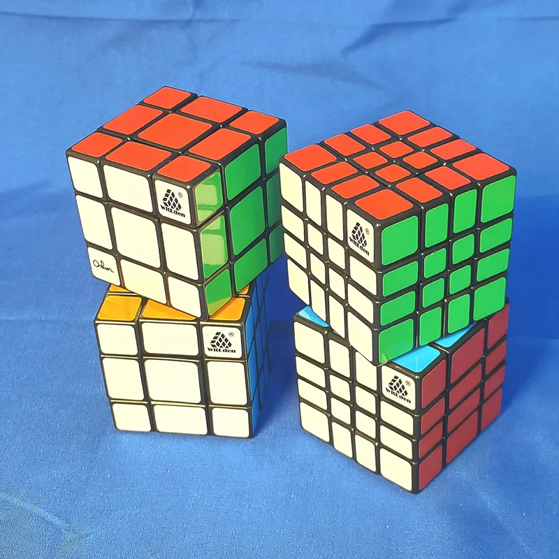 

WitEden Mixup 3x3x3 3x3x4 4x4x3 4x4x4 Magic Cube Professional Neo Speed Twisty Puzzle Antistress Brain Teasers Educational Toys