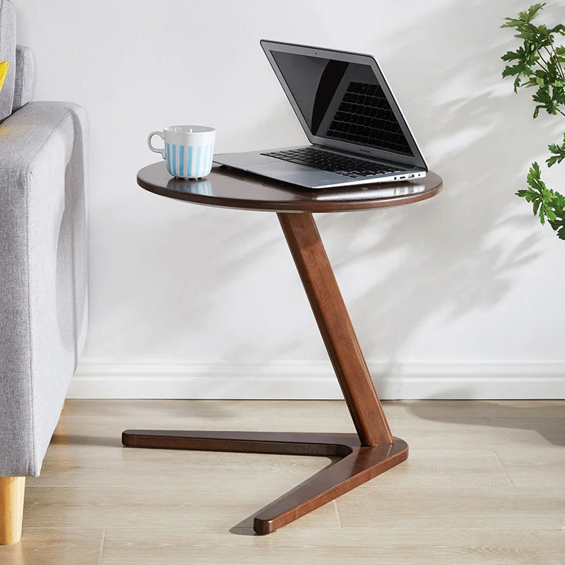 Solid Wood Round Sofa Table Living Room Household Small Tea Table Can Be Mobile Side Table Simple Walnut Computer Table
Solid Wood Round Sofa Table Living Room Household Small Tea Table Can Be Mobile Side Table Simple Walnut Computer Table