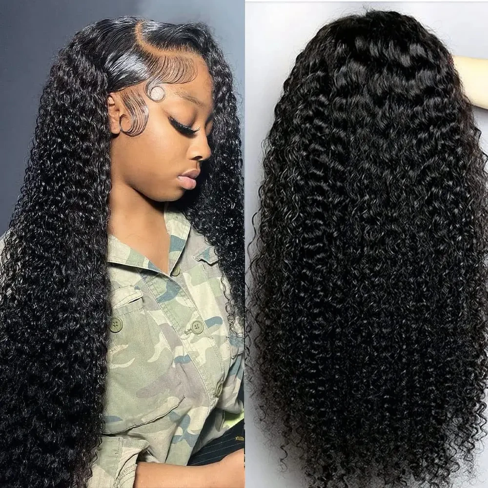 Curly Lace Front Wig Human Hair 13x4 Kinky Curly Transparent Lace Frontal Wigs with Baby Hair Pre Plucked Curly Wigs for Women
Curly Lace Front Wig Human Hair 13x4 Kinky Curly Transparent Lace Frontal Wigs with Baby Hair Pre Plucked Curly Wigs for Women