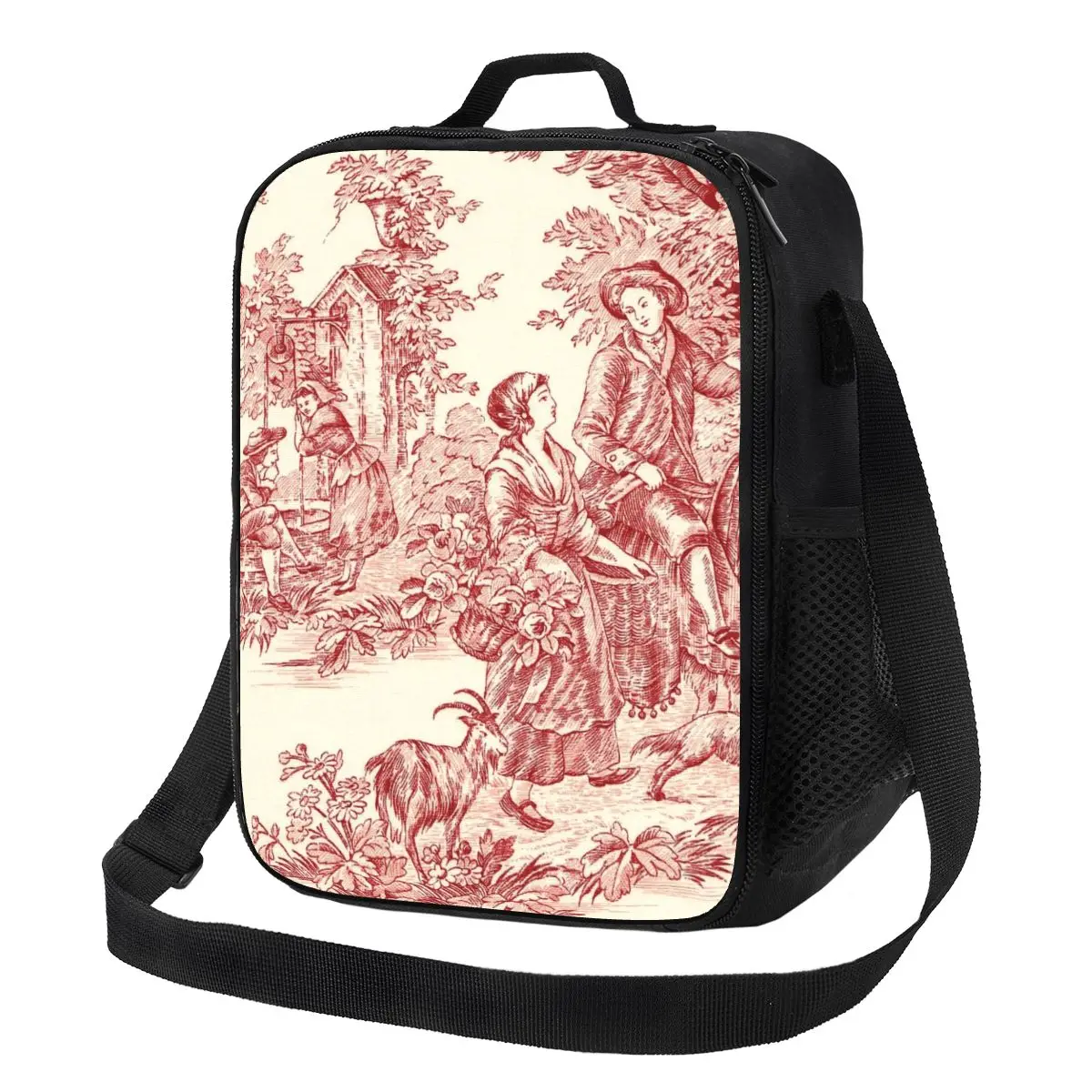 French Country Toile De Jouy Insulated Lunch Bag for Women Motifs Cooler Thermal Lunch Tote Office Picnic Travel
French Country Toile De Jouy Insulated Lunch Bag for Women Motifs Cooler Thermal Lunch Tote Office Picnic Travel