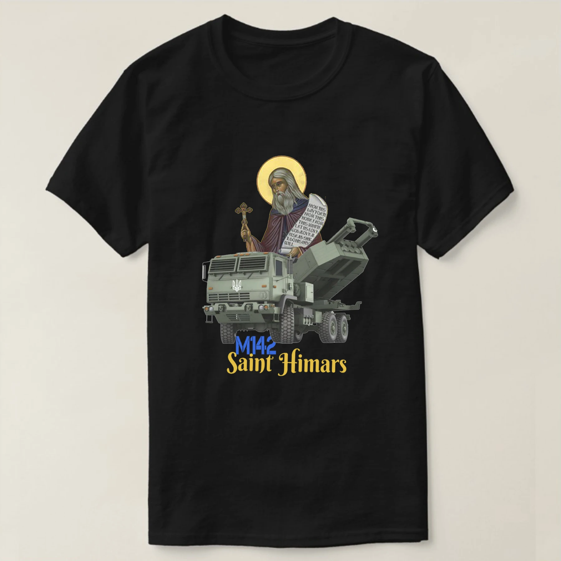 Ukrainian Army Saint Himars M142 High Mobility Artillery Rocket System T Shirt. New 100% Cotton O-Neck T-shirt Casual Mens Top
Ukrainian Army Saint Himars M142 High Mobility Artillery Rocket System T Shirt. New 100% Cotton O-Neck T-shirt Casual Mens Top