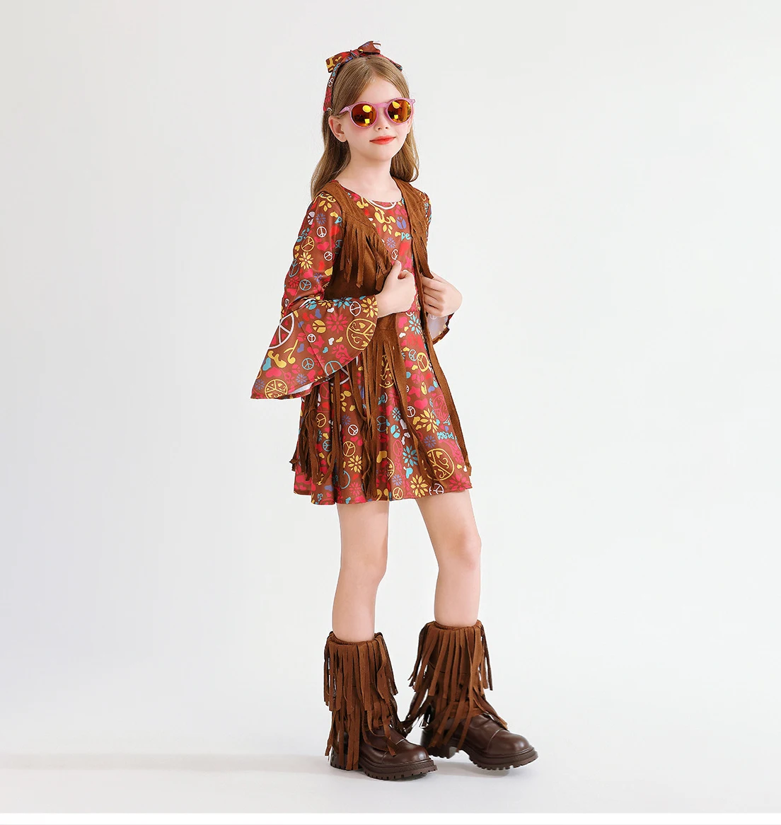 ملابس أطفال للكرنفال، طقم سترة من الدنيم المطبوع، زي حفلات، فستان أداء عتيق الطراز للأطفال من 3-8 سنوات، ملابس أعياد الميلاد ملابس أطفال للكرنفال، طقم سترة من الدنيم المطبوع، زي حفلات، فستان أداء عتيق الطراز للأطفال من 3-8 سنوات، ملابس أعياد الميلاد