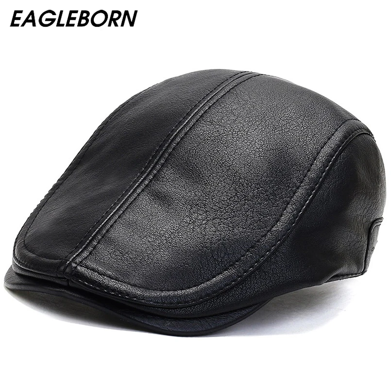 Winter Men Hat Visors Caps Imitation Leather Hat Dad Hat Middle-aged Elderly Casual Daily Warm Leather Hat Men Pu Elderly Hats
Winter Men Hat Visors Caps Imitation Leather Hat Dad Hat Middle-aged Elderly Casual Daily Warm Leather Hat Men Pu Elderly Hats