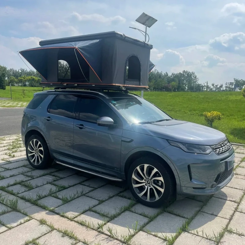 Durable aluminum hard shell roof top car tent box Very quick to set up car tent tienda techo coche for cars
Durable aluminum hard shell roof top car tent box Very quick to set up car tent tienda techo coche for cars