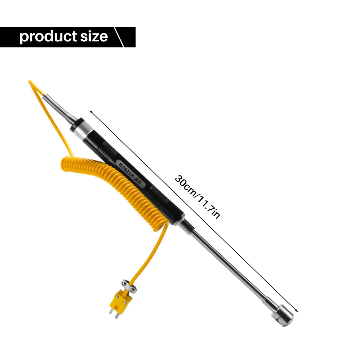 NR-81532B -50 to 500Deg/C K Type Handheld Surface Thermocouple Probe for Measuring the Surface Temperature
NR-81532B -50 to 500Deg/C K Type Handheld Surface Thermocouple Probe for Measuring the Surface Temperature