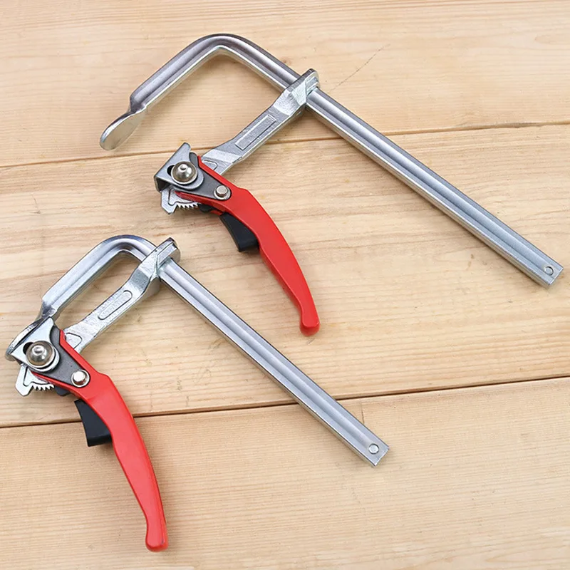 3 Style Ratchet Fast F Clamp For Guide Rail System All-Steel Forged Guide Rail Clamp Carpenter Fixed Clamp Machine Hand Tool
3 Style Ratchet Fast F Clamp For Guide Rail System All-Steel Forged Guide Rail Clamp Carpenter Fixed Clamp Machine Hand Tool