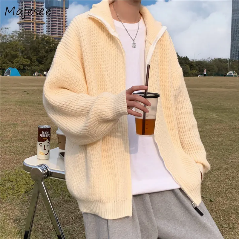 Pullovers Men Sweater Minimalist All-match Pure Color Teens Ulzznag Fashion Clothing Winter Zip Up Knitwear High Street Japanese
Pullovers Men Sweater Minimalist All-match Pure Color Teens Ulzznag Fashion Clothing Winter Zip Up Knitwear High Street Japanese