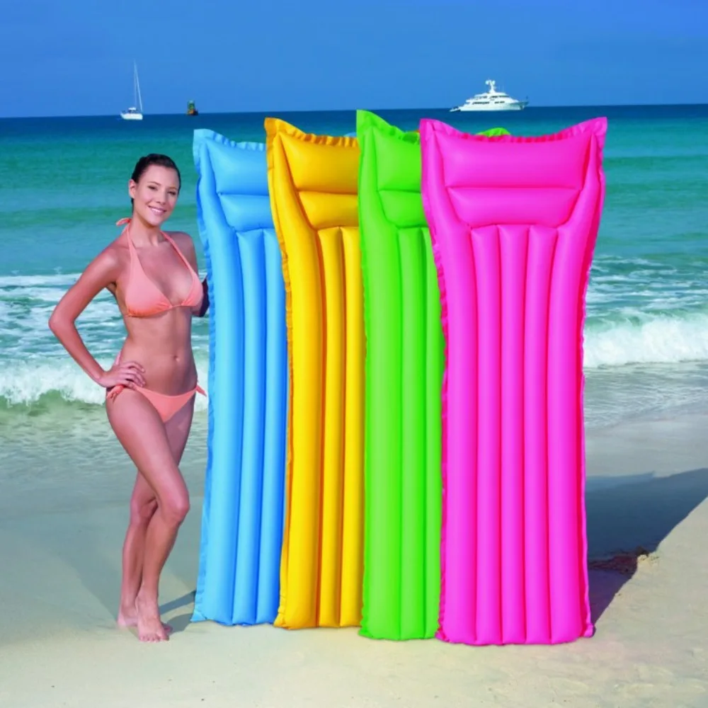 PVC Floating Air Cushion 180*70cm Inflatable Floating Row Bed Floating Mat for Children And Adults Beach Party Summer Gift
PVC Floating Air Cushion 180*70cm Inflatable Floating Row Bed Floating Mat for Children And Adults Beach Party Summer Gift