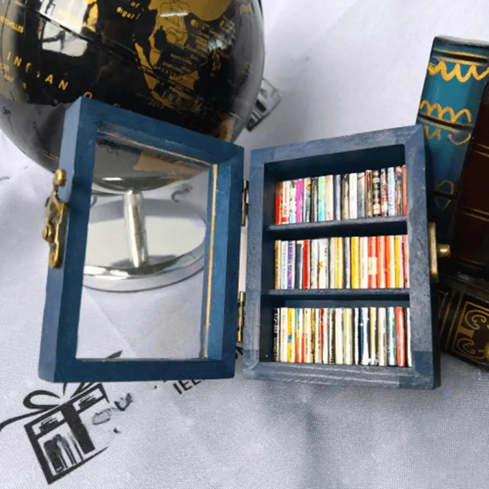 Wooden Shaking Bookshelf Miniature Wooden Bookshelf Stress Reliever Display Case Pocket-sized Anxiety Toy for Decompression
Wooden Shaking Bookshelf Miniature Wooden Bookshelf Stress Reliever Display Case Pocket-sized Anxiety Toy for Decompression