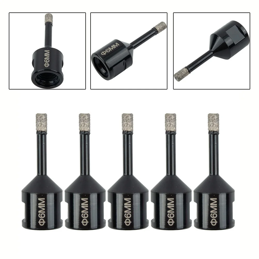 5pcs 6mm Hole Opener Diamond Drill Bit Tile Marble Concrete Drill For Grinder M14 Thread Brazed Diamond Hole Openers Power Tools
5pcs 6mm Hole Opener Diamond Drill Bit Tile Marble Concrete Drill For Grinder M14 Thread Brazed Diamond Hole Openers Power Tools
