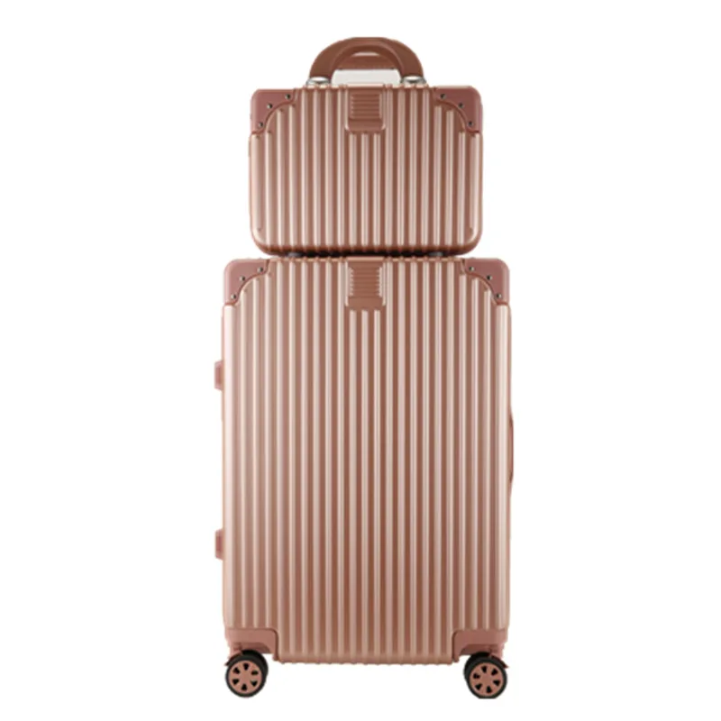 

2024 High-value Trunk Luggage Travel Trolley Case Password Suitcase Large-capacity Zipper