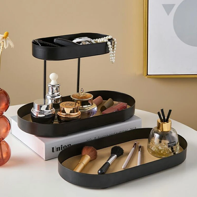 Iron Art Decorative Tray Storage Tray Double Serving Tray Decor Organizer Storage Rack Bathroom Cosmetic Storage Home Holder
Iron Art Decorative Tray Storage Tray Double Serving Tray Decor Organizer Storage Rack Bathroom Cosmetic Storage Home Holder