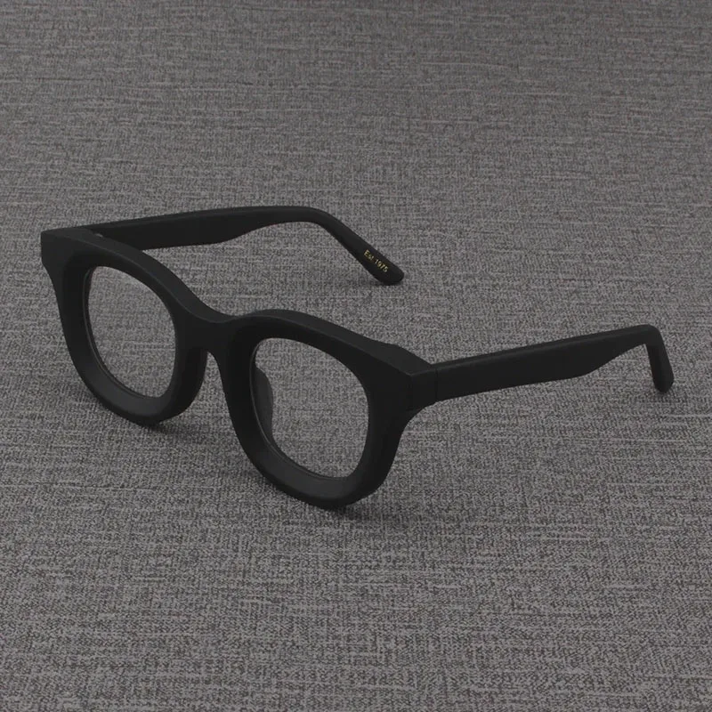 

Wide Edge Matte Thick Acetate Glasses Frame Women Fashion Myopia Hyperopia Personality Eyeglass Men Designer Optical Eyewear