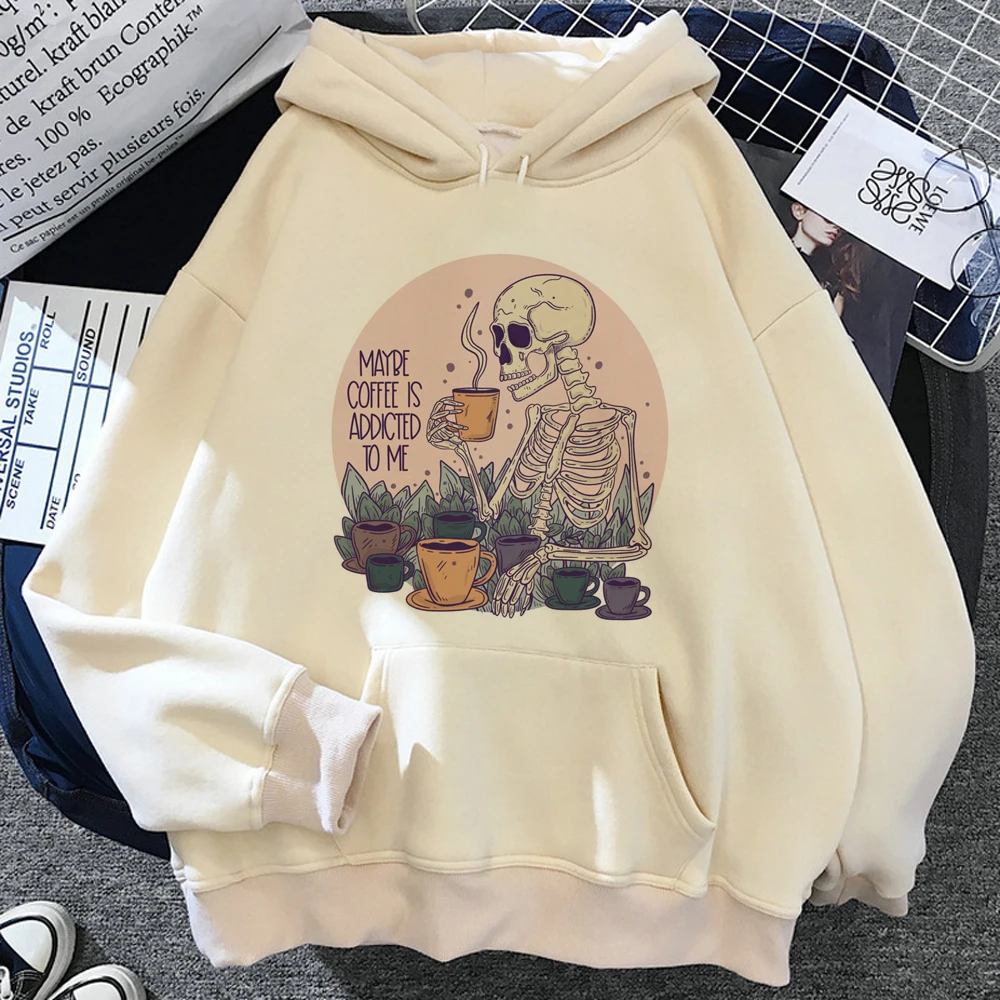 

Dead Inside hoodies women long sleeve top Fleece y2k aesthetic anime hoddies female streetwear tracksuit