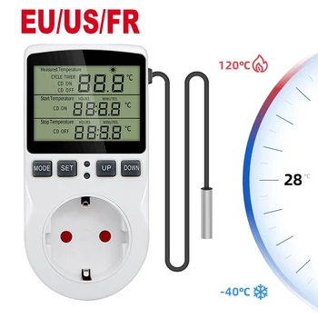 Digitaler Thermostat Stecker mit Timer und Sensor