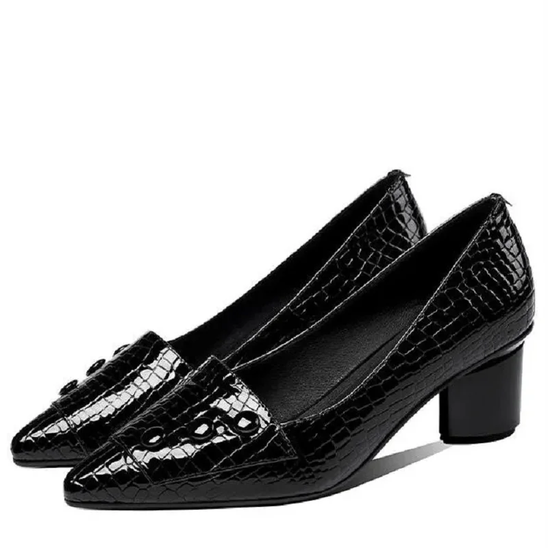 Cresfimix Women Fashion Plus Size Black Square Heel Pumps Lady Casual High Quality Wine Red Heel Shoes Zapatos De Mujer A258
Cresfimix Women Fashion Plus Size Black Square Heel Pumps Lady Casual High Quality Wine Red Heel Shoes Zapatos De Mujer A258