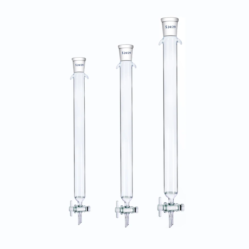 1pcs Caliber 24# sand core glass chromatography column with standard mouth glass chromatography column with tetrafluoro piston
1pcs Caliber 24# sand core glass chromatography column with standard mouth glass chromatography column with tetrafluoro piston