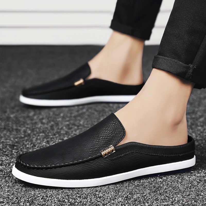 Fashion men shoes outdoor 2023 New Style lat-soled Wild Flat-bottomed Summer Thin Section Baotou Half Slippers men shoes
Fashion men shoes outdoor 2023 New Style lat-soled Wild Flat-bottomed Summer Thin Section Baotou Half Slippers men shoes