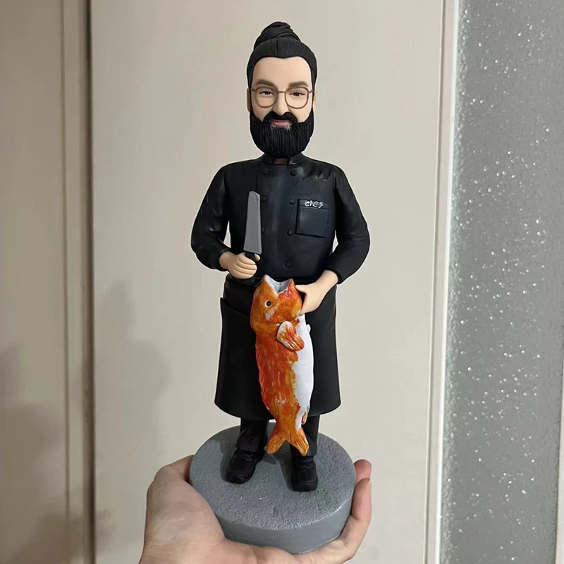 CH805, куклы шеф-повара на заказ, деловая одежда ручной работы, высота 24 см, фигурки с головой поплавка 
CH805, куклы шеф-повара на заказ, деловая одежда ручной работы, высота 24 см, фигурки с головой поплавка