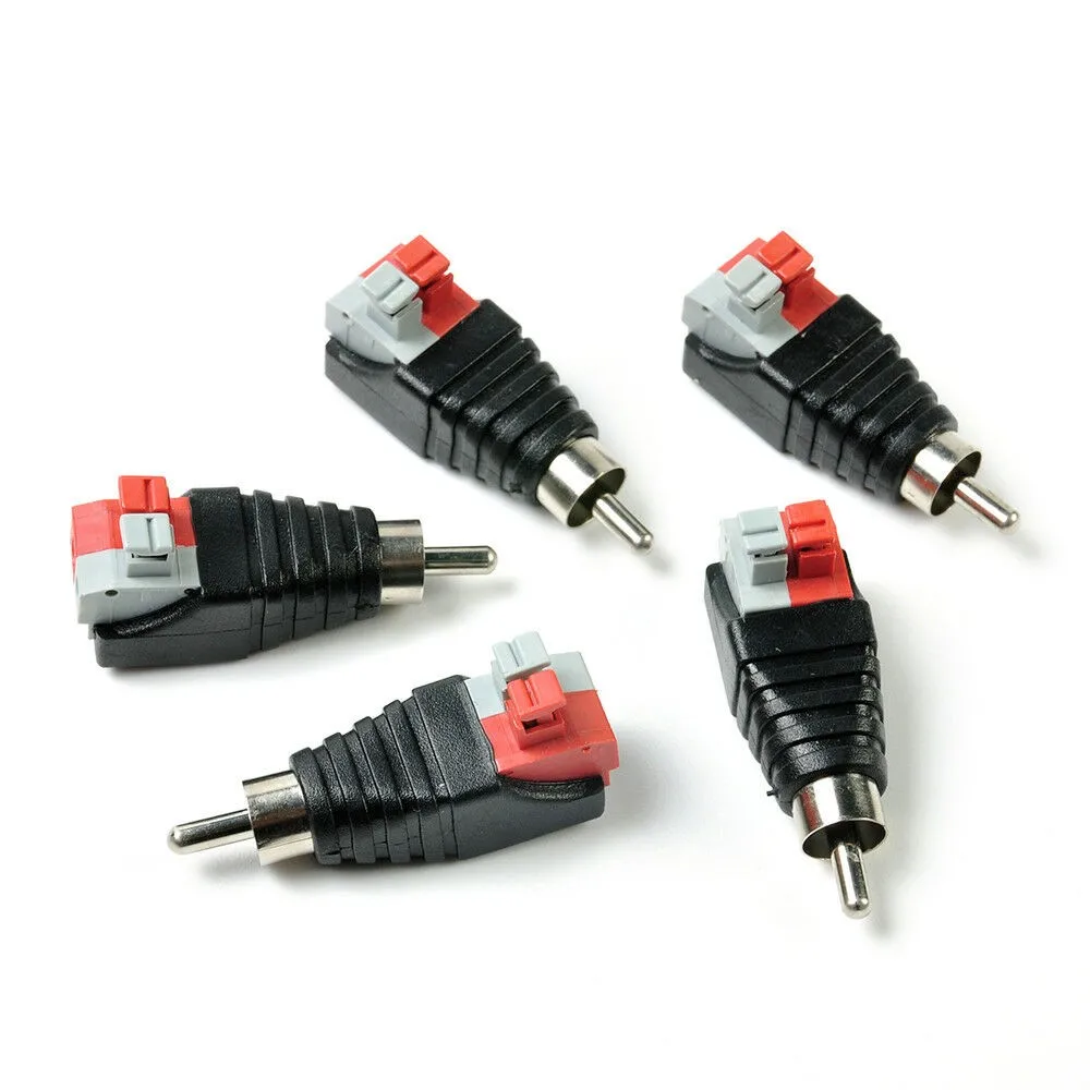 Adapter RCA Male Connector Coaxial Conversion Line Signal Line Metal Push Type 2pcs 200W High-Quality Materials
Adapter RCA Male Connector Coaxial Conversion Line Signal Line Metal Push Type 2pcs 200W High-Quality Materials