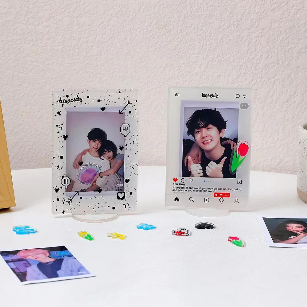 Korea Kawaii 3 inch Kpop desktop table Photocard Holder Photo Card Display Holder Card Protective Case Display picture frames
Korea Kawaii 3 inch Kpop desktop table Photocard Holder Photo Card Display Holder Card Protective Case Display picture frames