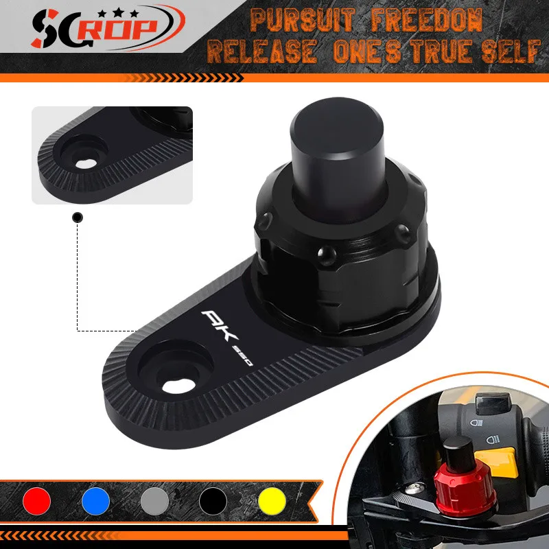 Parking Button Lock For AK550 Xciting S400 S250 500 250 300 DownTown 125i 200i 300i 350i Motorcycle CNC Parking Auxiliary Switch
Parking Button Lock For AK550 Xciting S400 S250 500 250 300 DownTown 125i 200i 300i 350i Motorcycle CNC Parking Auxiliary Switch