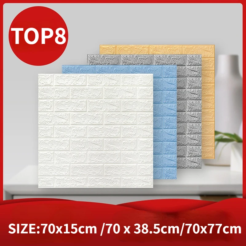 77x70cm DIY Self-adhesive Foam Wall Sticker Ceiling Living Room Waistline Kitchen Bedroom Waterproof Wallpaper Home Decoration
77x70cm DIY Self-adhesive Foam Wall Sticker Ceiling Living Room Waistline Kitchen Bedroom Waterproof Wallpaper Home Decoration