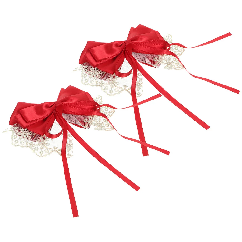 2 Pcs Lace Hairpin Bow Ribbon Clip Claw Clips Small Korean Version Ribbons for Women Metal Accessories Miss Barrettes
2 Pcs Lace Hairpin Bow Ribbon Clip Claw Clips Small Korean Version Ribbons for Women Metal Accessories Miss Barrettes