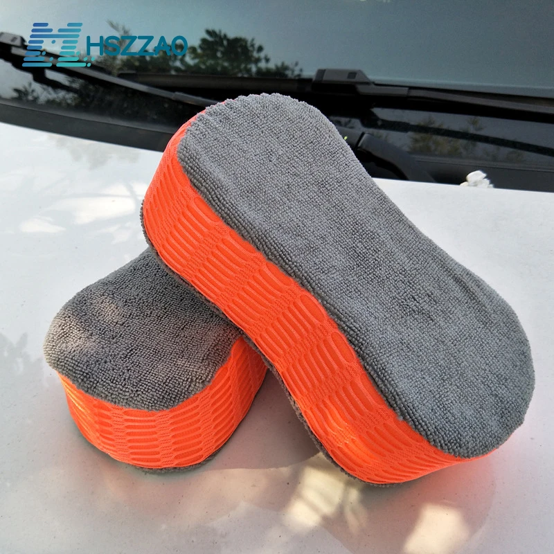 

Microfiber Car Washer Sponge Cleaning Car Care Detailing Brushes Washing Towel Auto Gloves Styling Accessories