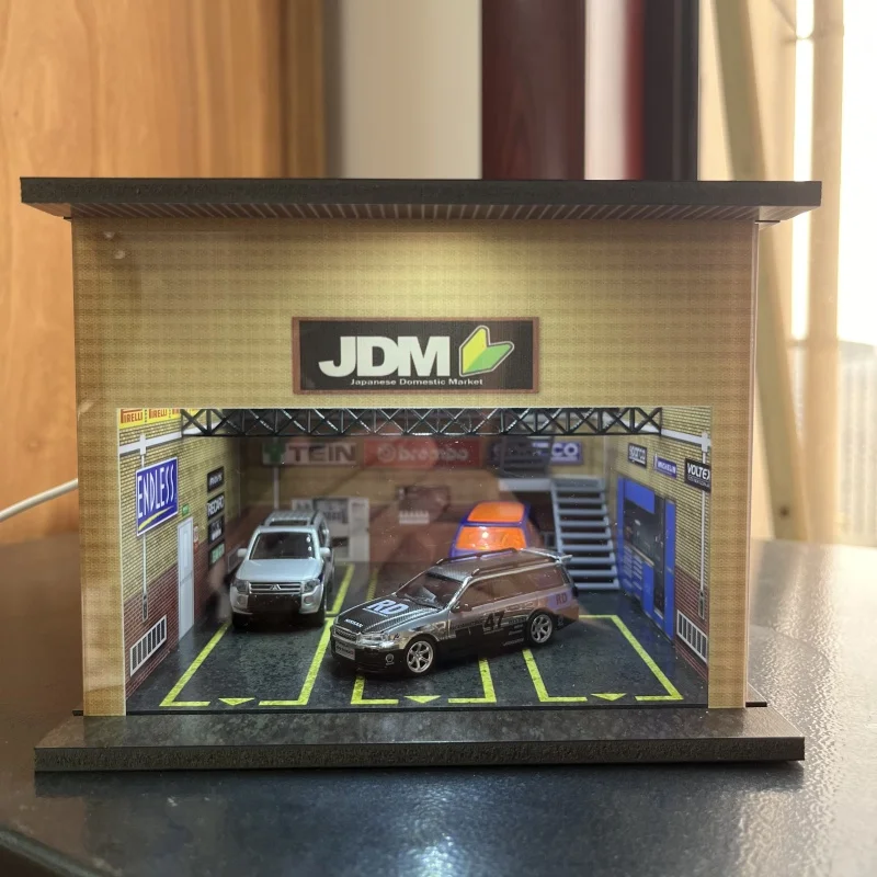 C-youth Standard 4-car repair room model with LED lighting 1/64 simulation garage scene
C-youth Standard 4-car repair room model with LED lighting 1/64 simulation garage scene