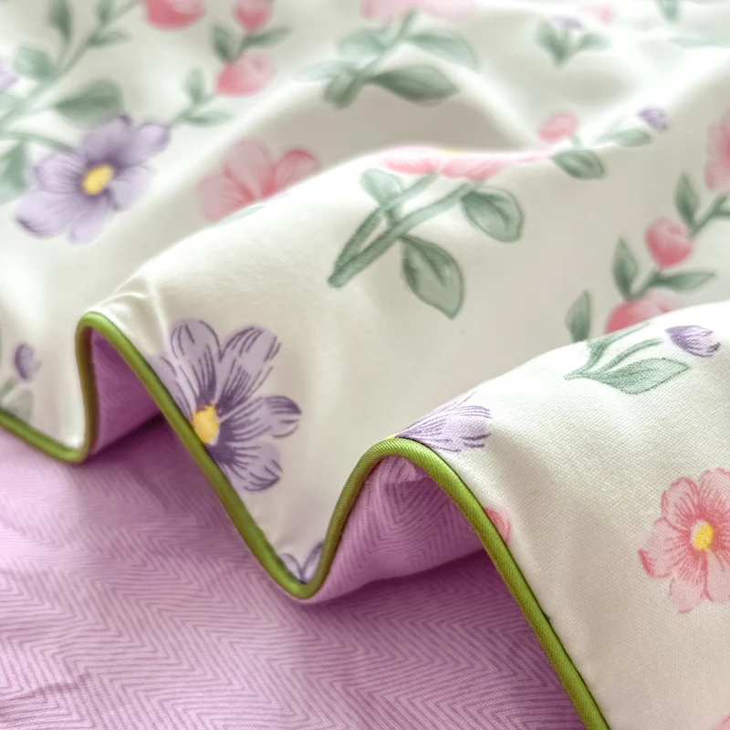 Summer Quilt Floral Style Duvets Single/Queen Size Comforter Thin Duvets Skin-friendly Bedspread edredones (No Pillowcase) Summer Quilt Floral Style Duvets Single/Queen Size Comforter Thin Duvets Skin-friendly Bedspread edredones (No Pillowcase)