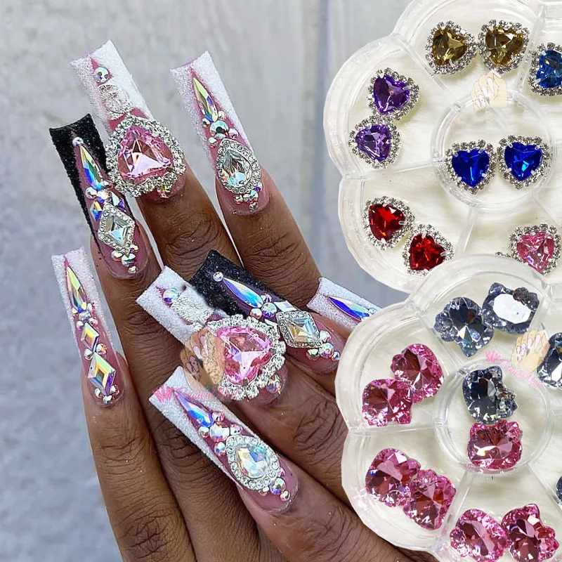 Luxury Nail Art Metal Alloy 3D Jewelry Zircon Rhinestones Gems Charm Nail Tips DIY Manicure Decorations Supplies
Luxury Nail Art Metal Alloy 3D Jewelry Zircon Rhinestones Gems Charm Nail Tips DIY Manicure Decorations Supplies