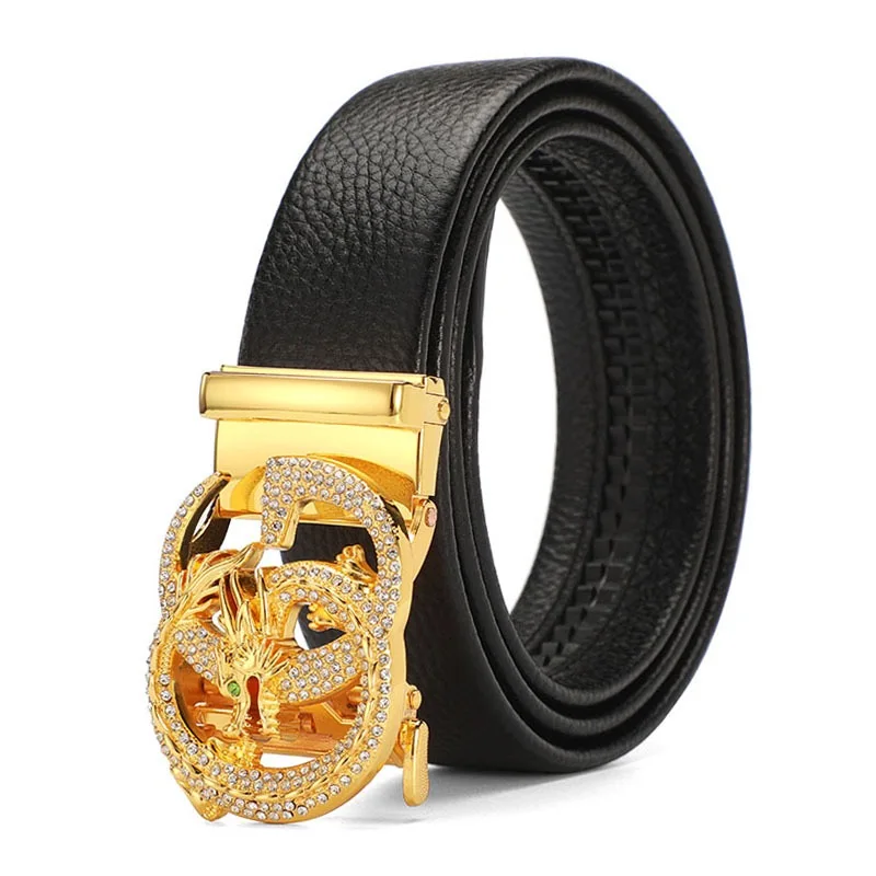 Fashion Luxury Brand Designer Belt Burst Leather Belt Men Automatic Buckle Rotation Ssangyong Design Large Size Korean Golf Belt
Fashion Luxury Brand Designer Belt Burst Leather Belt Men Automatic Buckle Rotation Ssangyong Design Large Size Korean Golf Belt