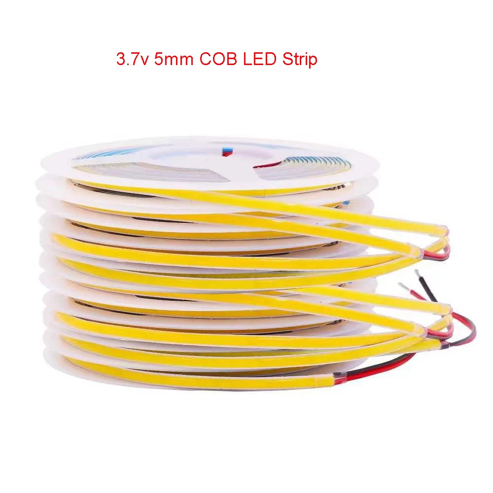 5m 3.7V 5V 5mm COB Strip Ultra Thin Slim Narrow COB Soft Flexible Tape 3000k 4000k 6000k Wine Cabinet Wardrobe Tool Exhibition
5m 3.7V 5V 5mm COB Strip Ultra Thin Slim Narrow COB Soft Flexible Tape 3000k 4000k 6000k Wine Cabinet Wardrobe Tool Exhibition