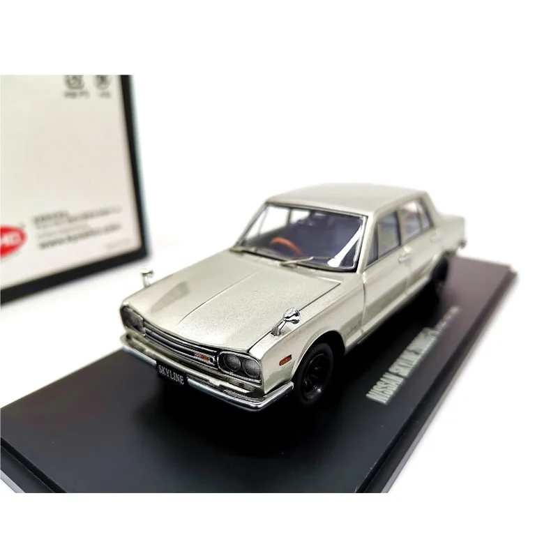 Diecast Alloy 1:43 Nissan Skyline 2000GT-R PGC10 Silver Car Model Adult Classic Collection Display Souvenir Ornament
Diecast Alloy 1:43 Nissan Skyline 2000GT-R PGC10 Silver Car Model Adult Classic Collection Display Souvenir Ornament
