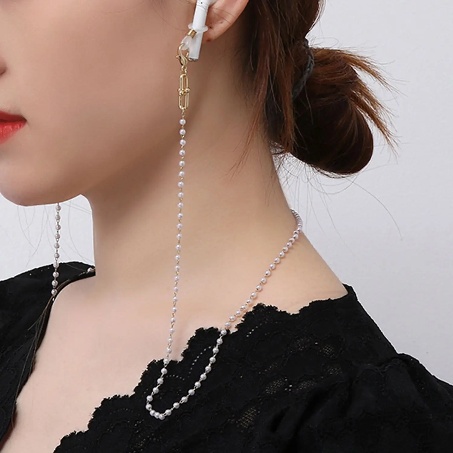 New Wireless Anti-fall Bluetooth Earphone Protective Case Anti-lost Ear Clip Spectacle Chain Earhook
New Wireless Anti-fall Bluetooth Earphone Protective Case Anti-lost Ear Clip Spectacle Chain Earhook