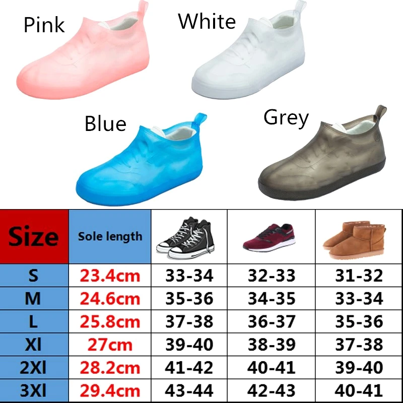 Waterproof Reusable Rain Shoes Covers PVC Slip-Resistant Rain Boot Men&Women Shoes Accessories
Waterproof Reusable Rain Shoes Covers PVC Slip-Resistant Rain Boot Men&Women Shoes Accessories