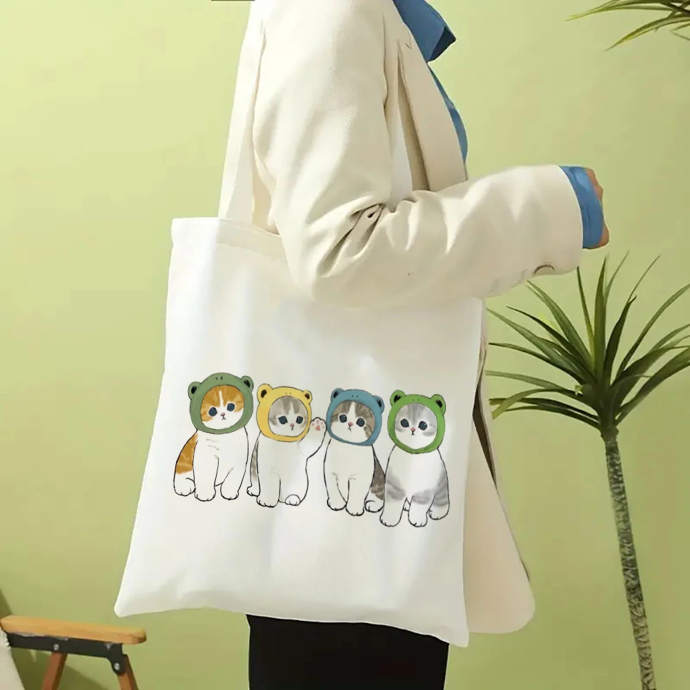 Cute Cat Canvas Shoulder Bag - Harajuku Style 7 Sb680405658b44fc095a41c3fe0b5b6edI