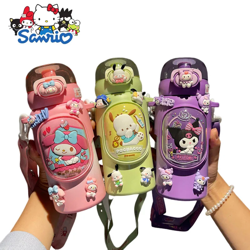 Новинка осени 2023, детский термос Sanrio My Melody 460 мл, чашка с соломинкой, портативная чашка для воды из нержавеющей стали 316, рождественские подарки для девочек
Новинка осени 2023, детский термос Sanrio My Melody 460 мл, чашка с соломинкой, портативная чашка для воды из нержавеющей стали 316, рождественские подарки для девочек
