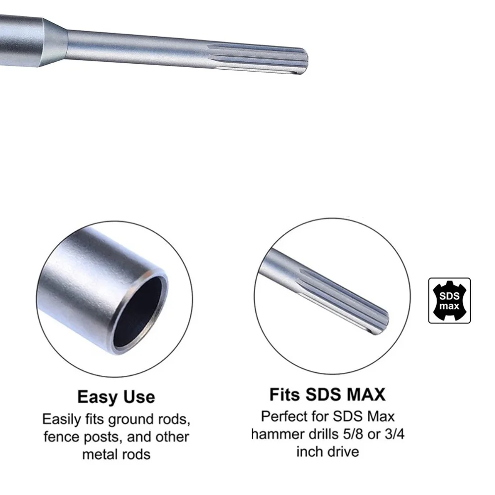Driver Ground Rod 200mm 30/45/50/60mm Alloy Steel Drill Bits Durable Hammers Home Piling Power Tools Brand New
Driver Ground Rod 200mm 30/45/50/60mm Alloy Steel Drill Bits Durable Hammers Home Piling Power Tools Brand New