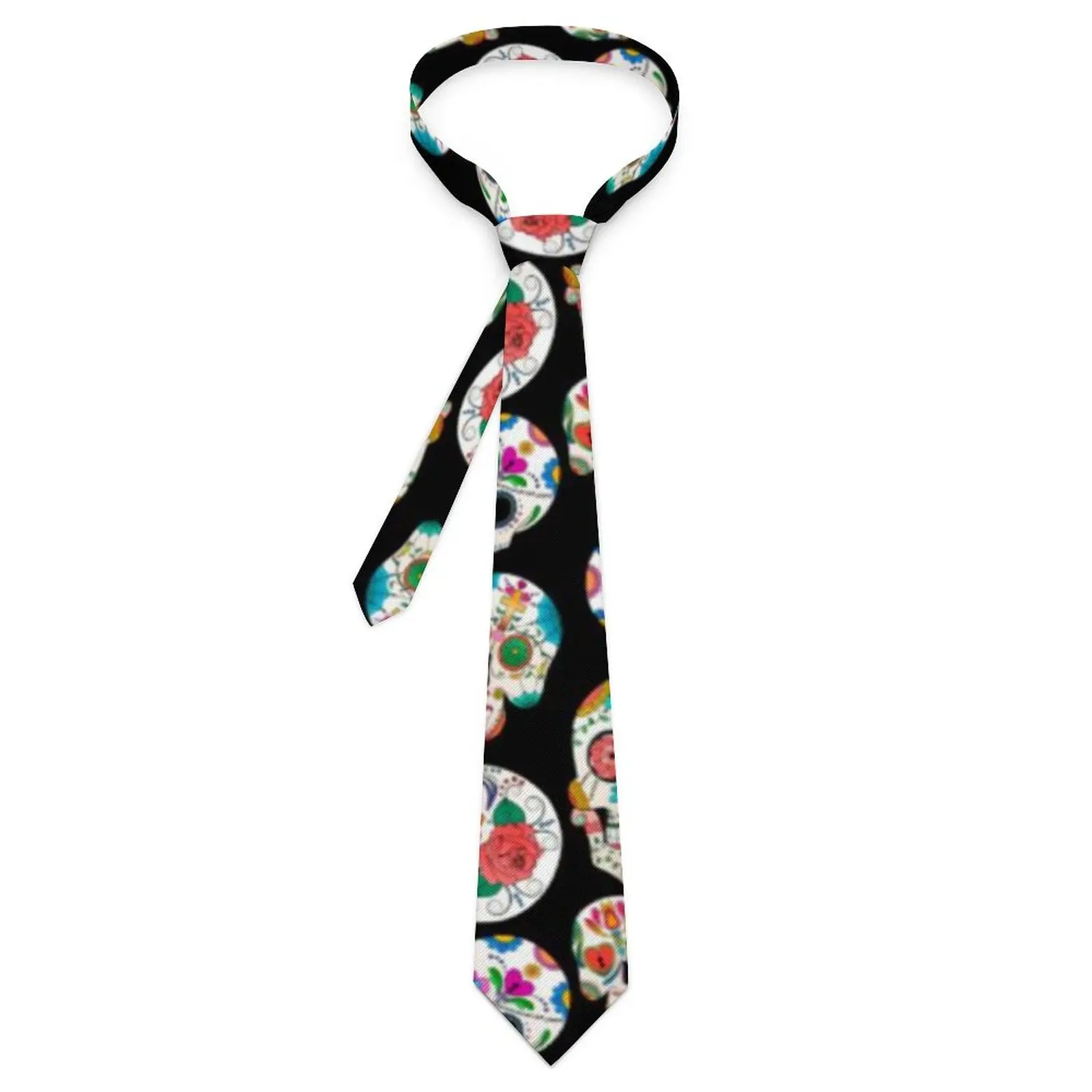 Colorful Sugar Skull Tie Retro Skeleton Graphic Neck Ties Classic Casual Collar Tie For Male Cosplay Party Necktie Accessories
Colorful Sugar Skull Tie Retro Skeleton Graphic Neck Ties Classic Casual Collar Tie For Male Cosplay Party Necktie Accessories