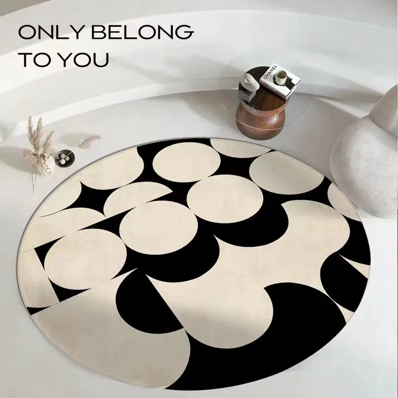 Artistic Geometric Round Carpets For Living Room Decoration Bedroom Bedside Area Lounge Rugs Home Soft Fluffy Washable Floor Mat
Artistic Geometric Round Carpets For Living Room Decoration Bedroom Bedside Area Lounge Rugs Home Soft Fluffy Washable Floor Mat