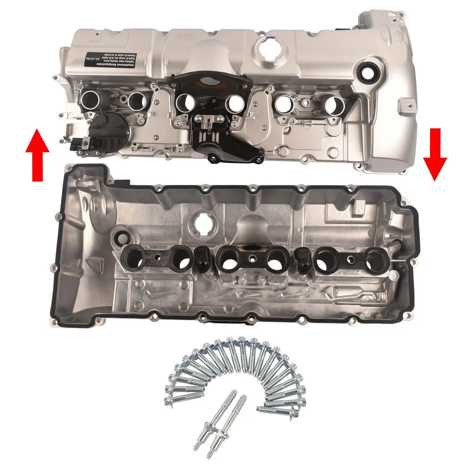 AP03 11127552281 Aluminum Valve Cover w/ Gasket for BMW E60 E65 E66 E82 E90 E70 Z4 X3 X5 128i 328i 528i N52
AP03 11127552281 Aluminum Valve Cover w/ Gasket for BMW E60 E65 E66 E82 E90 E70 Z4 X3 X5 128i 328i 528i N52