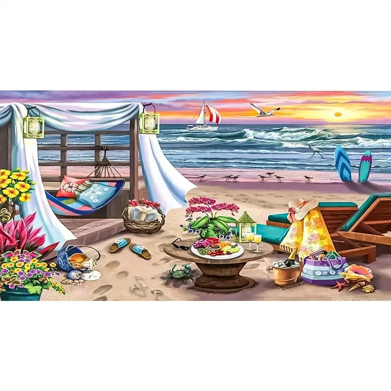 5D Diamond Beach Vacation Square/Round Drill Diamond Embroidery Mosaic Picture Gift Drop Shipment
5D Diamond Beach Vacation Square/Round Drill Diamond Embroidery Mosaic Picture Gift Drop Shipment