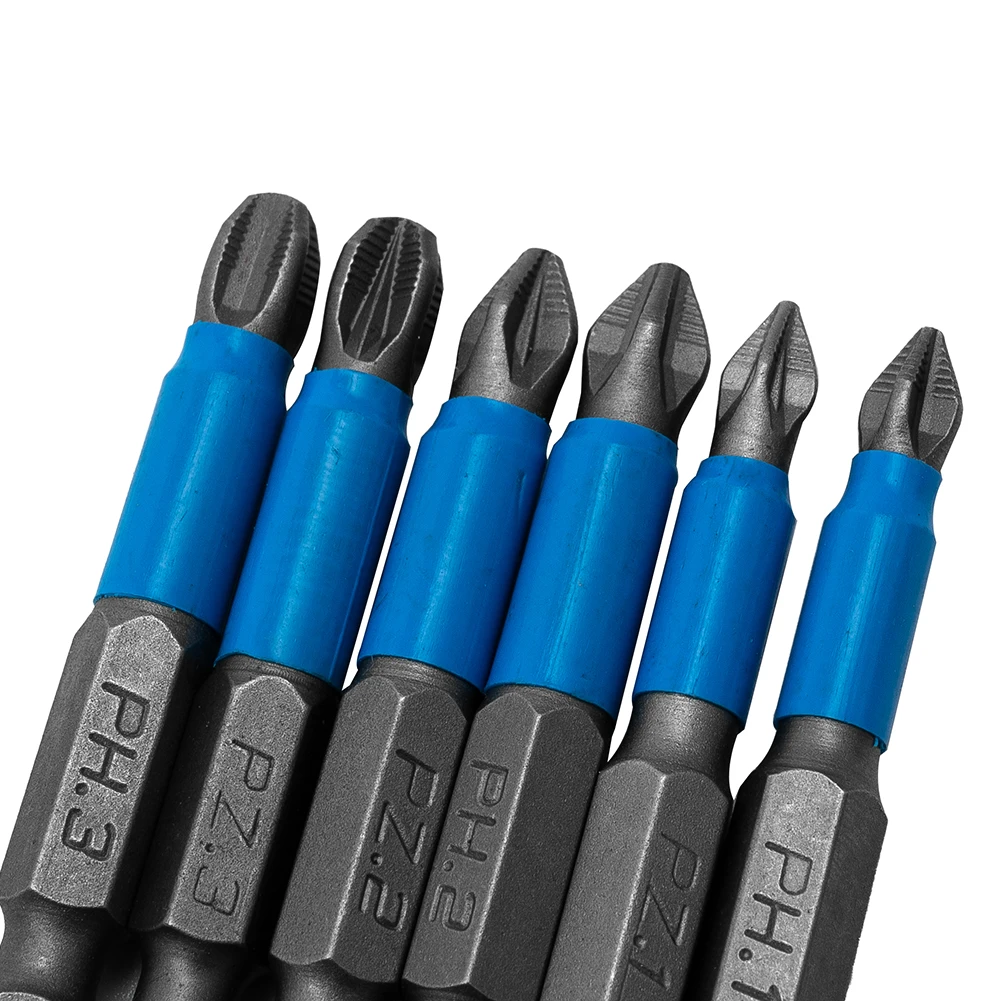 6Pcs 50mm AntiSlip Screwdriver Bit Set Electric Impact PH1 PH2 PH3 PZ1 PZ2 PZ3 Nutdrivers Hand Tools For 1/4" Electric
6Pcs 50mm AntiSlip Screwdriver Bit Set Electric Impact PH1 PH2 PH3 PZ1 PZ2 PZ3 Nutdrivers Hand Tools For 1/4" Electric