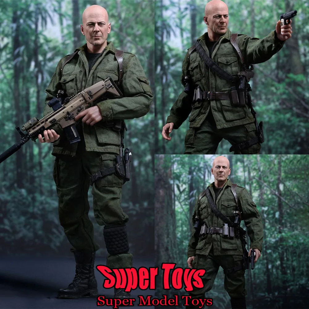 

HT HotToys MMS206 1/6 Scale Male Soldier Special Forces 2 Joe Cole Full Set 12-inch Action Figure Model Gifts Collection