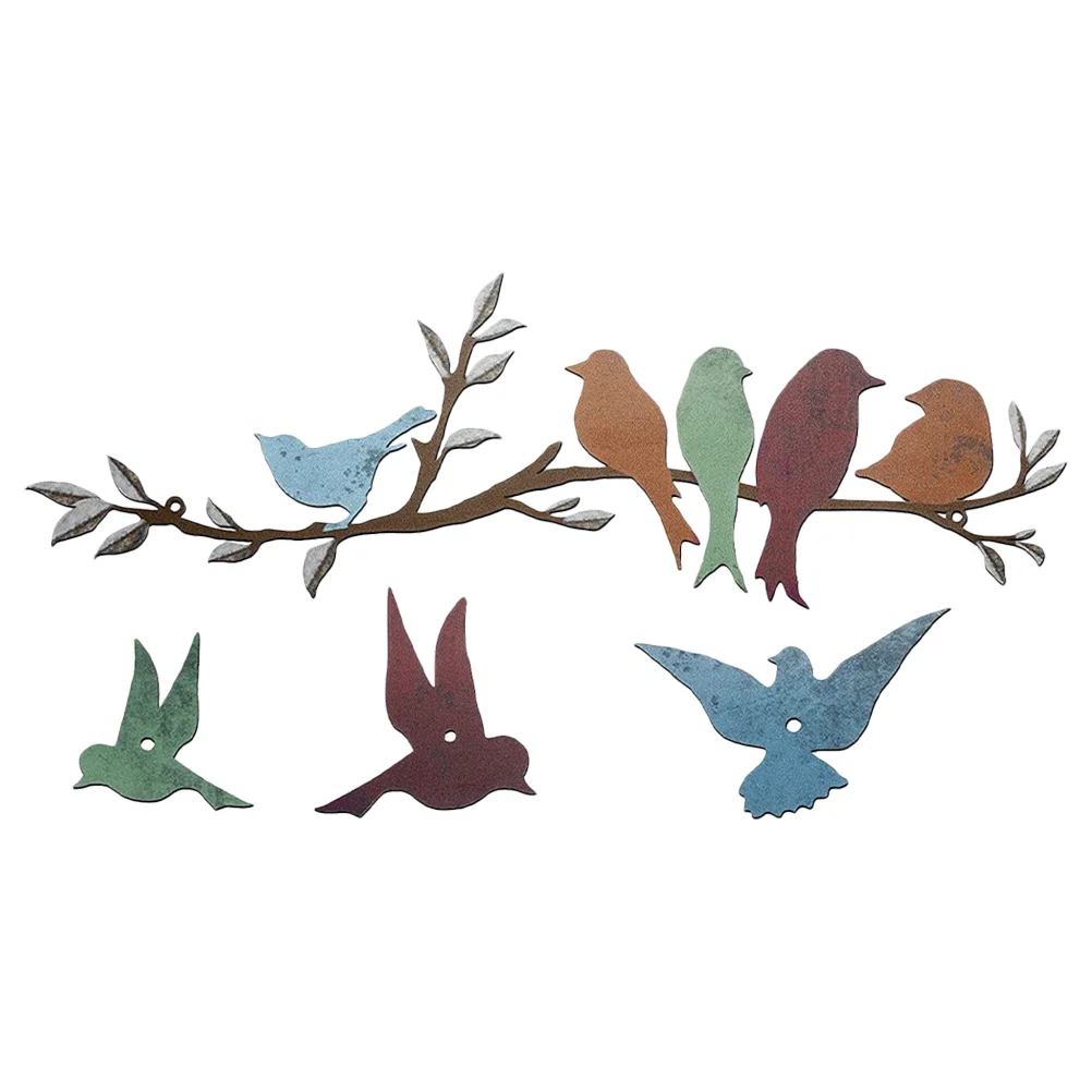 1 Set Metal Bird Ornament Wall Bird on Branch Welcome Sign Hanging Outdoor Metal Wall Decor
1 Set Metal Bird Ornament Wall Bird on Branch Welcome Sign Hanging Outdoor Metal Wall Decor