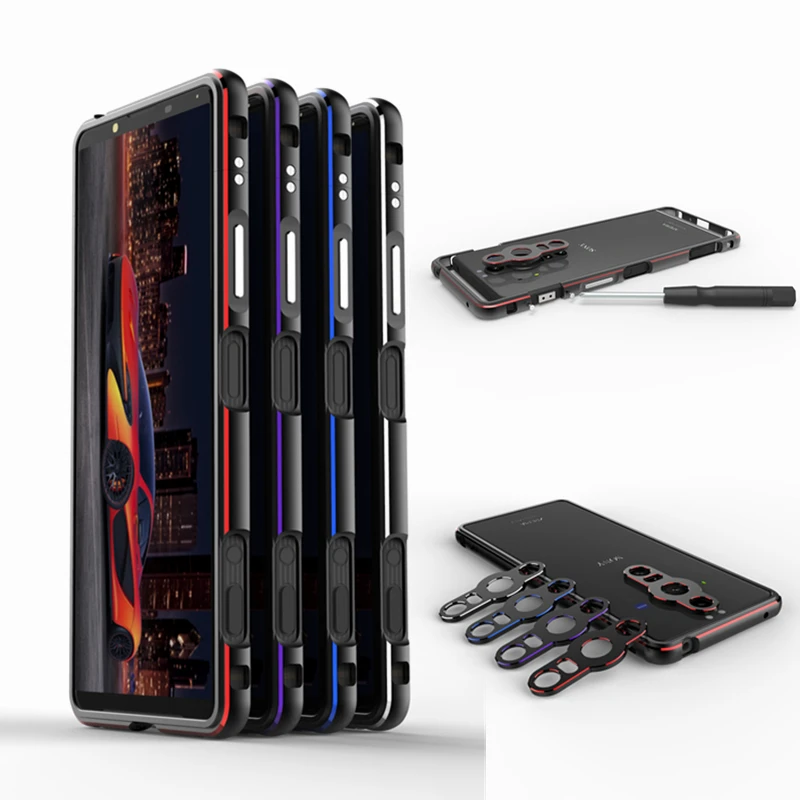 Роскошный роскошный алюминиевый бампер для Sony Pro-i Ультратонкий чехол для телефона Sony Xperia Pro-i Proi + 2 пленка (1 передняя + 1 задняя)
Роскошный роскошный алюминиевый бампер для Sony Pro-i Ультратонкий чехол для телефона Sony Xperia Pro-i Proi + 2 пленка (1 передняя + 1 задняя)